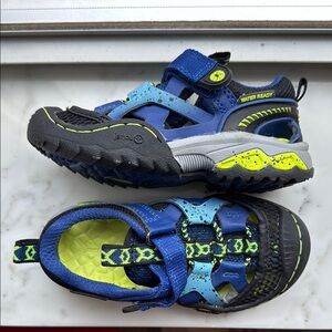Jambu Kids Blue and Green Water Shoes